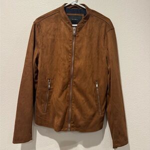 Zara Men's Tan Suede Jacket